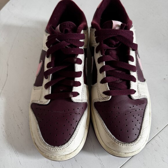 Nike Dunks Low Valentine's Day Burgundy/pink - Picture 2 of 6